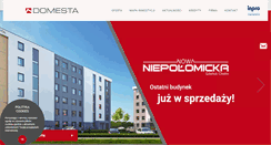 Desktop Screenshot of domesta.com.pl